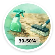 Силно замърсяване, изискващо повторно третиране