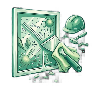 Почистване на дограма след ремонт